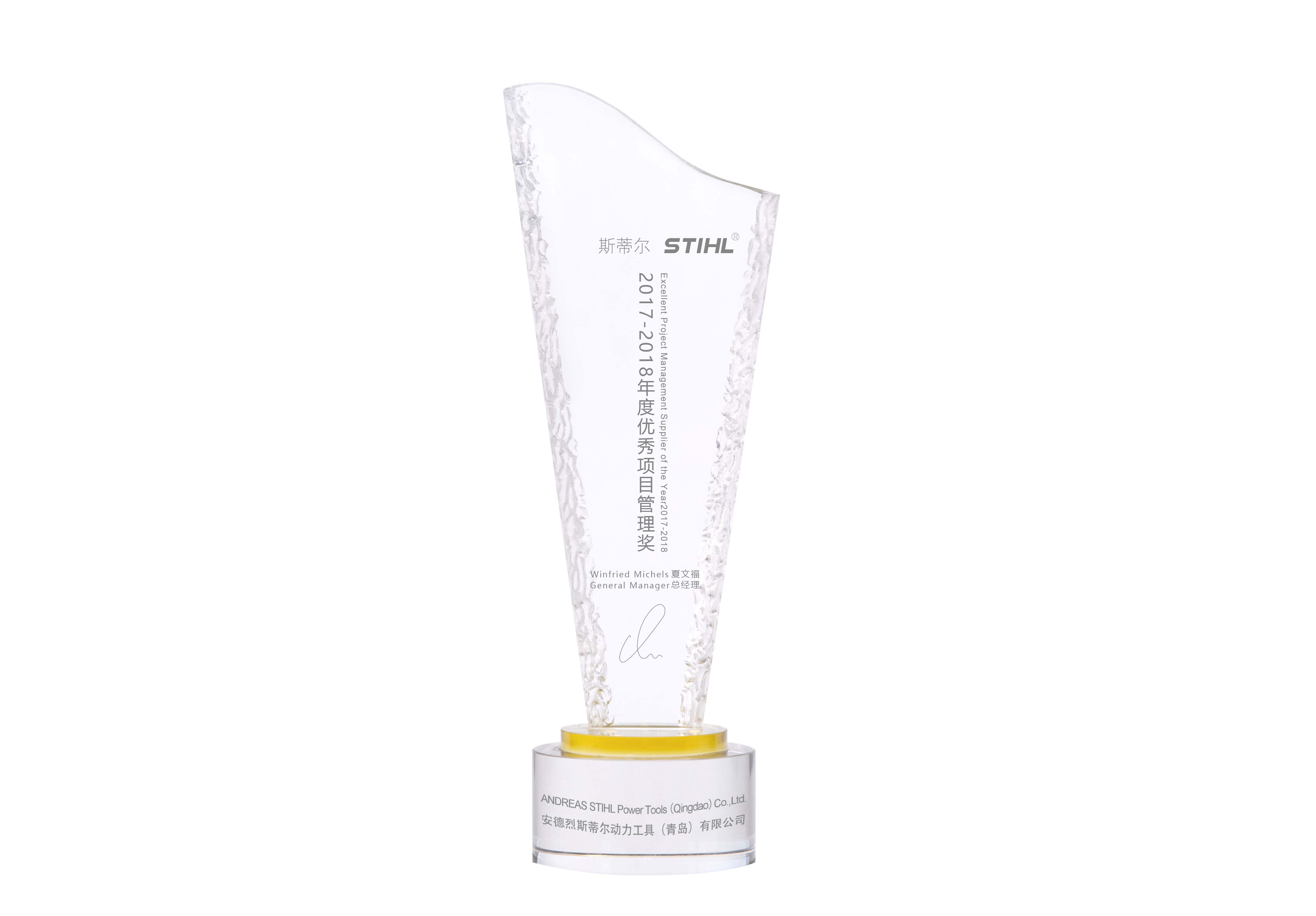Best project management award
